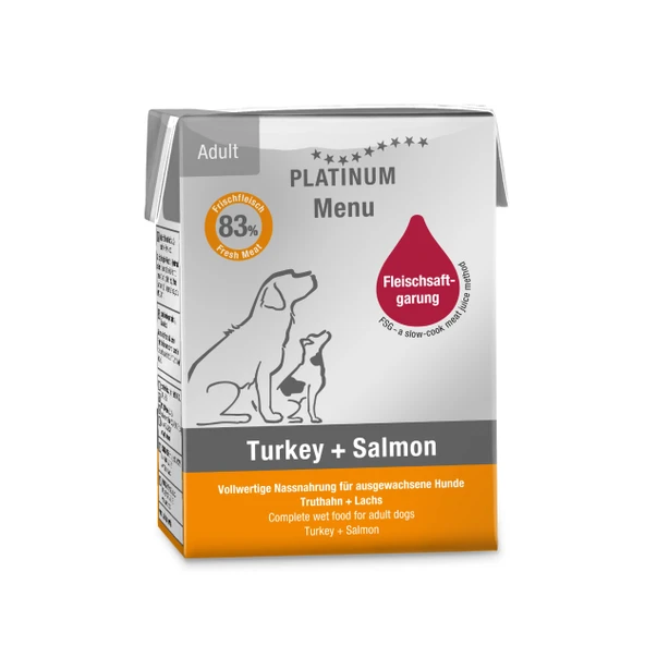 Platinum Hindili ve Somonlu Köpek Yaş Maması 185 Gr ürün görseli 1