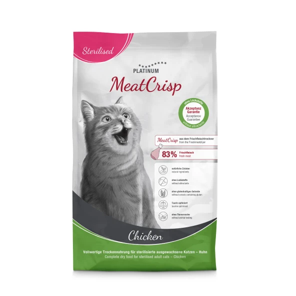 Platinum MeatCrisp Tavuklu Kısır Kedi Maması 3 Kg ürün görseli 1