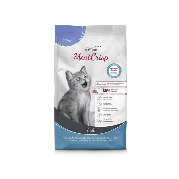 Platinum MeatCrisp Balıklı Yavru Kedi Maması 1,5 Kg ürün görseli 1