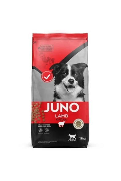 JUNO KUZU VE PİRİNÇLİ KÖPEK MAMASI 15 KG ürün görseli 1