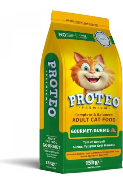 Orqinel Proteo Gurme Yetişkin Kedi Maması 15 kg ürün görseli 1