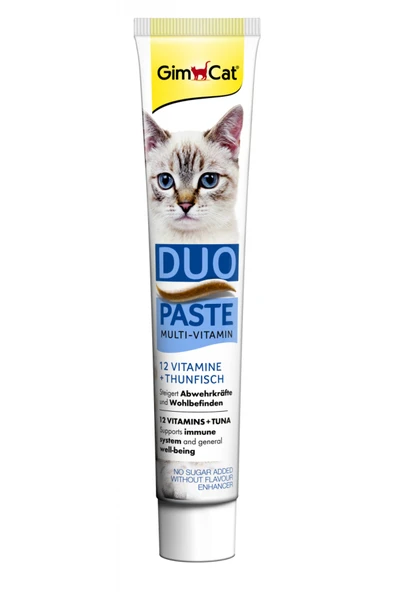 Gimcat Multi-Vitamin Duo Paste Tuna + 12 Vitaminli 50gr ürün görseli 1
