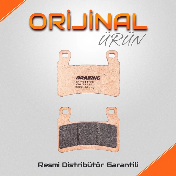 Braking Kawasaki Ninja Zx-6r 636 (2013-2024) Sinterli Ön Fren Balata ürün görseli 1