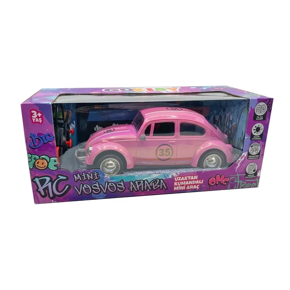 Rc Vosvos Uzaktan Kumandalı Araba Pembe - Resim 3