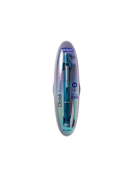 WRITECH DOLMA KALEM W-784M BASMALI YESIL GOVDE - Resim 3