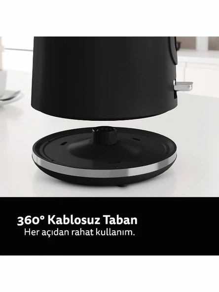 Morphy Richards Signature 1,5 Lt. Siyah Kettle - Resim 6
