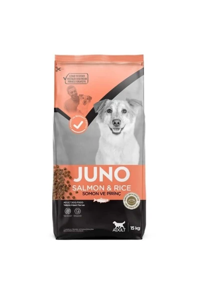 JUNO Somonlu Yetişkin Köpek Maması 15 Kg ürün görseli 1