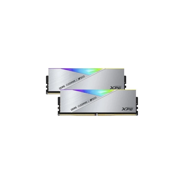 XPG Lancer Silver RGB 48 GB (2x24) 8400 MHz CL40 AX5CU8400C4024G-DCLACRSG DDR5 Ram ürün görseli 1