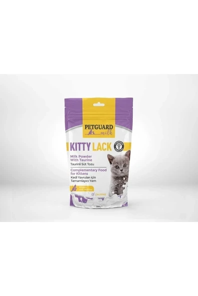 Petprety Petguard Kitty Lack Taurinli Kedi Süt Tozu – Yavru Kediler İçin Tamamlayıcı Besin (200 g) ürün görseli 1