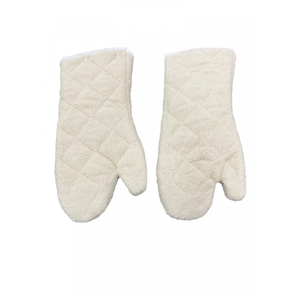 Dokuma Fırın Eldiveni Çift (2'li) 35 cm - Resim 2