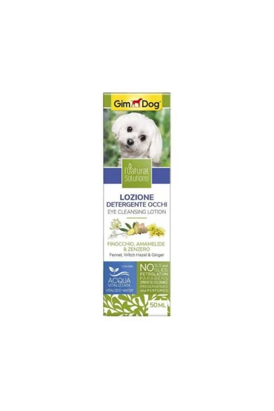 Gimdog Natural Solitions Köpekler İçin Göz Temizleme Losyonu 50 ml ürün görseli 1