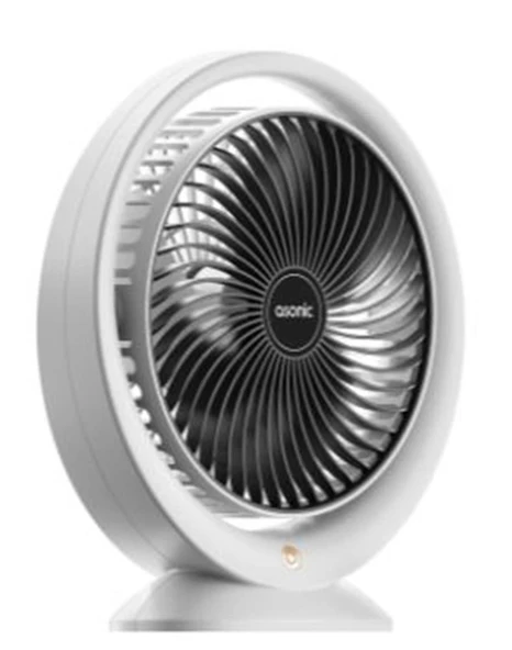 Asonic AFN25 Beyaz-Siyah Type-C Masaüstü Usb Fan - Resim 2