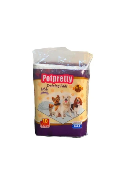 Pet Pretty Pet Prety Köpek İçin Tuvalet Alıştırma Pedi Lavantalı 10 Lu 60x90 Cm ürün görseli 1