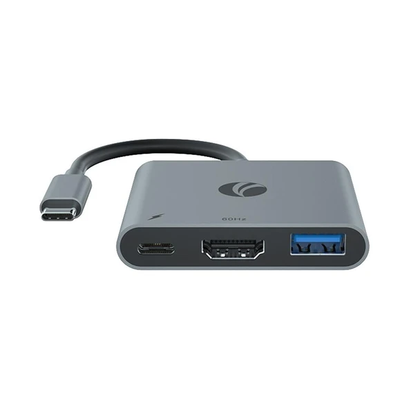 Vcom CUE15 Type-C To Hdmi(4K@60Hz)+Usb3.0+Pd 3.0 100W Çoklayıcı ürün görseli 1
