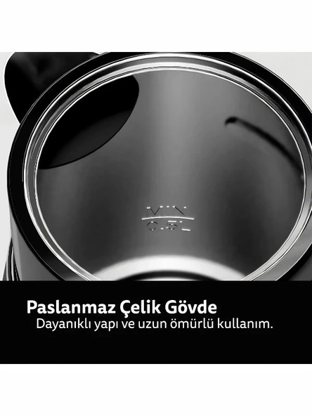 Morphy Richards Signature 1,5 Lt. Siyah Kettle - Resim 5