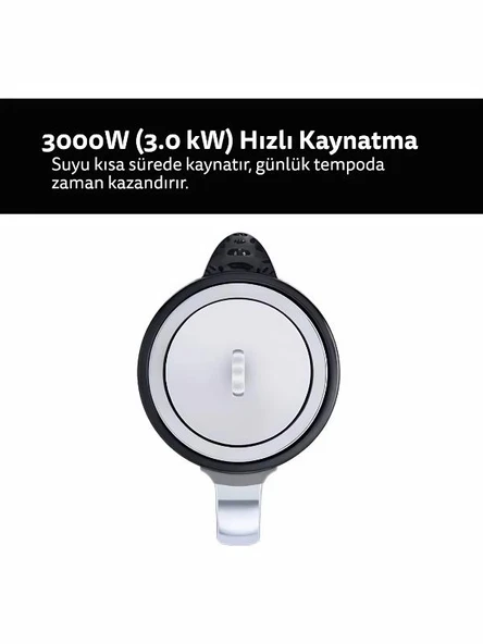 Morphy Richards Signature 1,5 Lt. Siyah Kettle - Resim 2