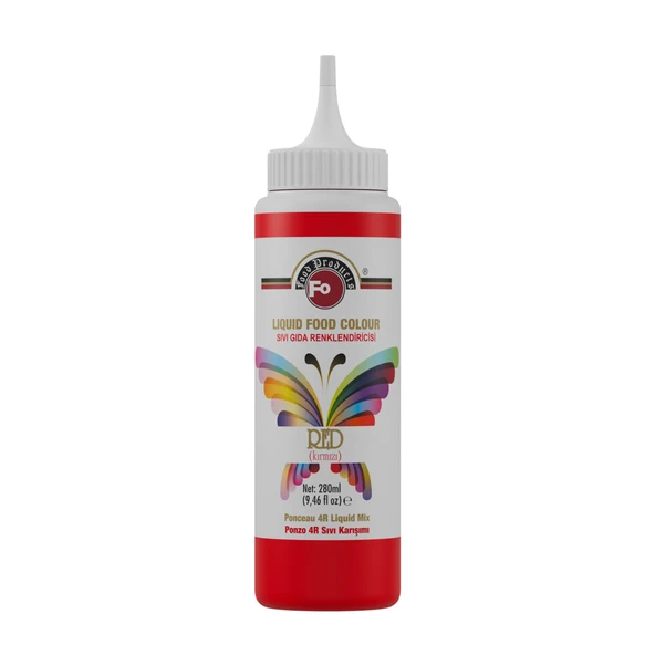 Kırmızı Sıvı Gıda Boyası 280 ml ürün görseli 1