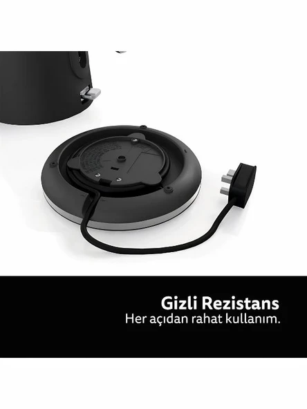 Morphy Richards Signature 1,5 Lt. Siyah Kettle - Resim 7