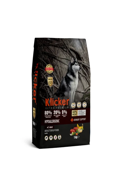 klicker Yetişkin Köpek Maması Kuzuetli 1 Kg ürün görseli 1