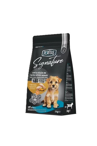 Sİgnature Peritas Tavuklu 3 kg Küçük Irk Yavru Köpek Maması ürün görseli 1