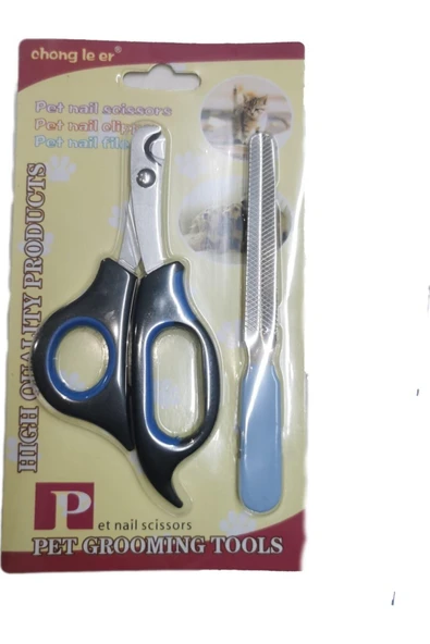 Pet Pretty Kedi Ve Köpekler Için Tırnak Makası Seti Törpülü ürün görseli 1