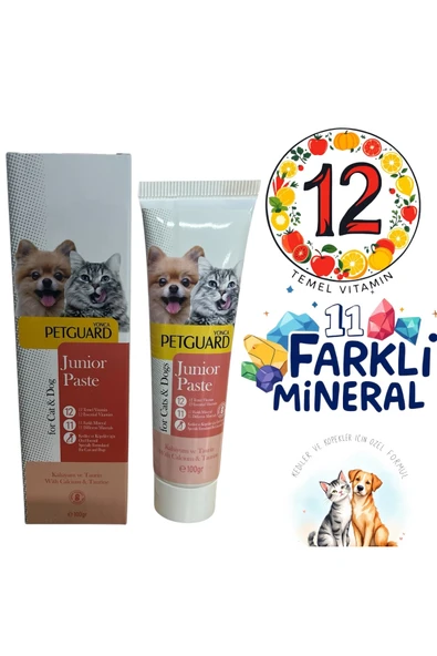 EVPATİ Petguard JUNİOR PASTE ve Tüy Yumağı Önleyici Kedi Malt Macunu 100 gr ürün görseli 1