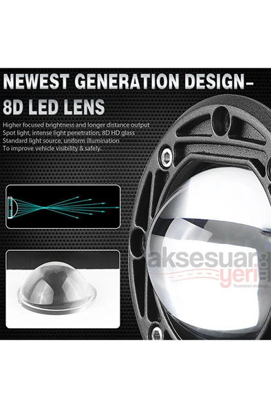 Offroad Sis Çalışma Lambası Beyaz/Amber 20W 12-24V  A+ İthal Ürün(TEKLİ'DİR) ürün görseli 1