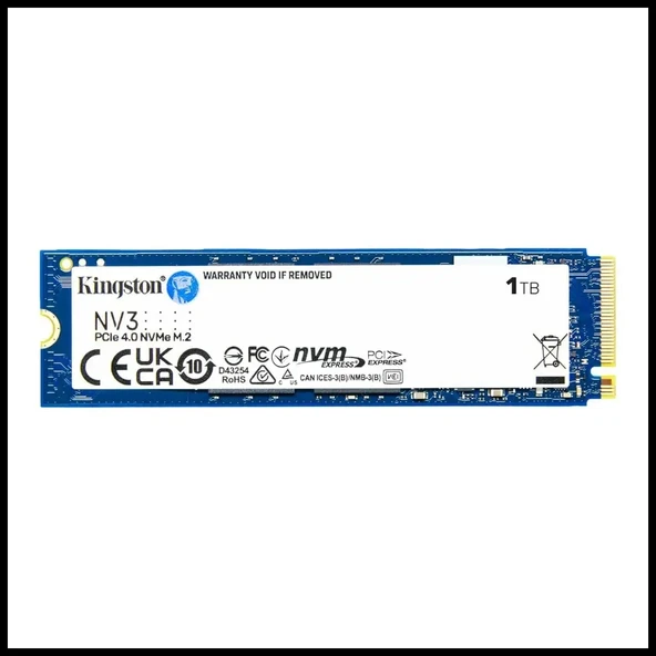 KINGSTON SNV3S/1000G, NV3, 1TB, 6000/4000, Gen4, NVME PCIe M.2 2280, SSD ürün görseli 1