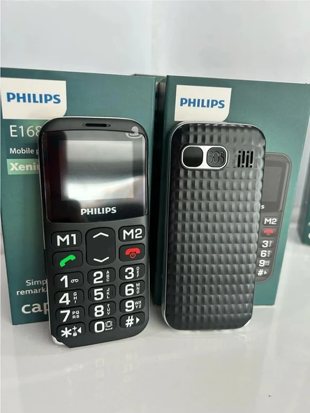 Philips Xenium E2125 Çift Sim Kart Tuşlu Cep Telefonu Siyah - Resim 2