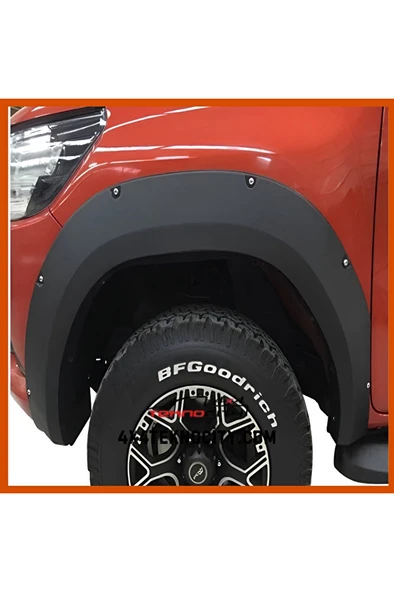 TOYOTA HILUX REVO 2015-2019 ÇAMURLUK KAPLAMA DODİK TAKIMI KROM CİVATALI ürün görseli 1