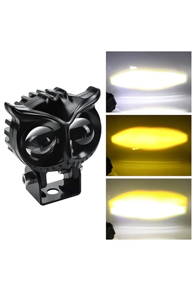 Space Offroad sis lambası 40w beyaz-amber çakarsız adet 12-30v / LASS295 ürün görseli 1