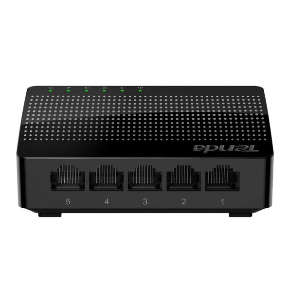 Tenda SG105 5 Port 10-100-1000 Mbps Switch Plastik Kasa ürün görseli 1