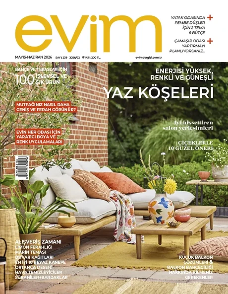 Evim Dergi Mayıs-Haziran 2026 ürün görseli 1
