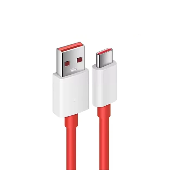 ScHitec 6A 60W UsbA to Type-C Hızlı Data ve Turbo Fast Şarj Kablosu 100cm Kırmızı K323 ürün görseli 1