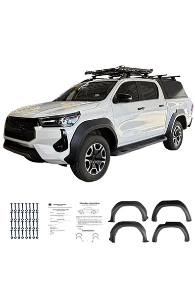 TOYOTA HILUX REVO 2020+ ÇAMURLUK KAPLAMA -DODİK TAKIMI İTHAL ürün görseli 1