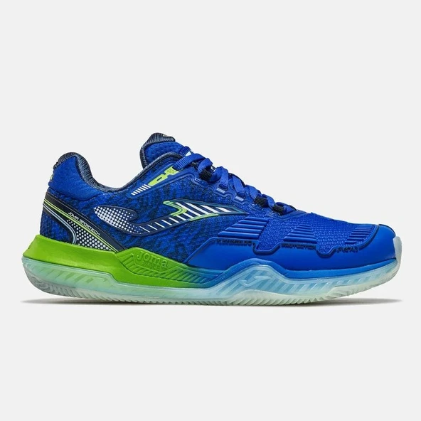 Joma TPOIS2604AC Point Toprak & Sert Kort Erkek Tenis Ayakkabısı Mavi / Lime Yeşili ürün görseli 1