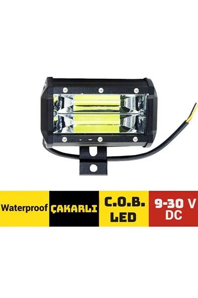 Sis Lambası Su Geçirmez Off-Road Projekt. 9-30V COB Çakar 7x12.7cm ürün görseli 1