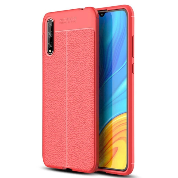 Huawei P Smart S Kılıf Auto Focus Kapak - Kırmızı ürün görseli 1