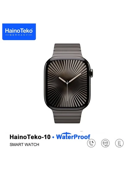 Haino Teko Watch Ultra 10 Amoled Ekran WaterProof 3 Kordonlu Akıllı Saat Siyah Teko10 ürün görseli 1