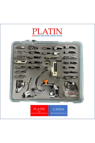 32 PARÇA EV TİPİ BASKI AYAK SETİ PLASTİK PAKET ürün görseli 1