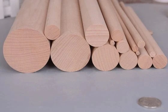 iAhşap Kayın Ahşap Yuvarlak Çıta Silindirik Çıta Kavela Çıta ürün görseli 1