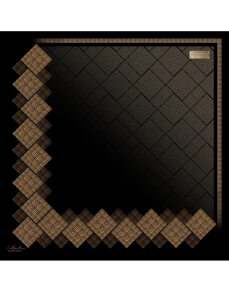 Yaz Serinliği Güz Eşarp - 90 x 90 -1241ASM ürün görseli 1