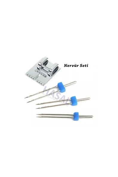 Nervür Seti ( Nervür Ayağı 7 kanallı, 2-3-4mm çift iğne) ürün görseli 1