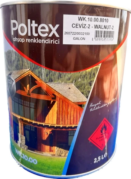 Polchem Poltex Ahşap Koyucu - Ahşap Renklendirici - Verniksiz ürün görseli 1
