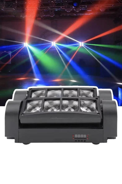 Quenlite QX-150 Led Spider Beam DMX512 Moving Head Light Robot Sahne Işık ürün görseli 1