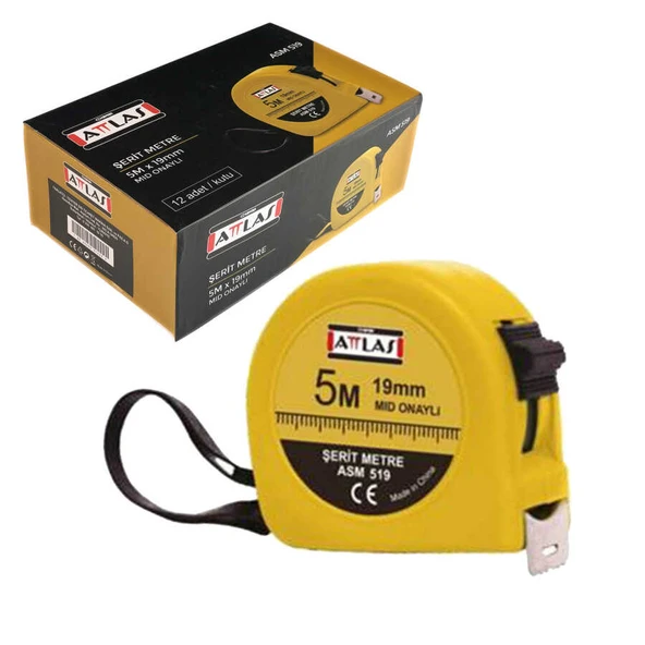 Şerit Metre 19mm 5mt (Attlas) ürün görseli 1