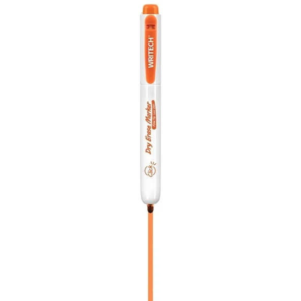 WRITECH BASMALI TAHTA KALEMI TURUNCU W-709 - Resim 2