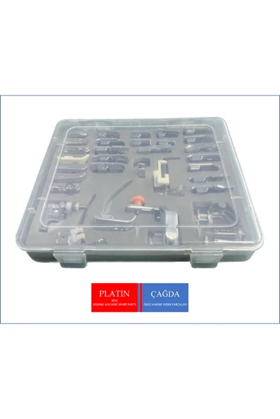 32 PARÇA EV TİPİ BASKI AYAK SETİ PLASTİK PAKET - Resim 4