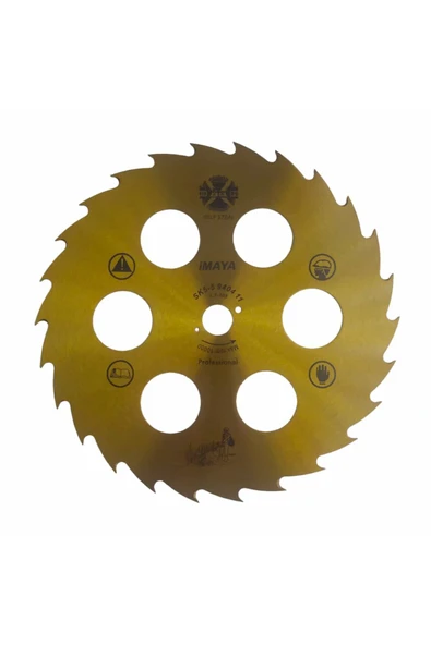 İMAYA DAİRE TESTERE DELİKLİ (BİLENİR) 305MM SK-5 JAPON ÇELİĞİ TIRPAN İÇİN ürün görseli 1