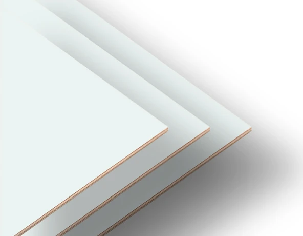 iAhşap Beyaz Laminat Kaplı MDF Tabaka Ahşap Plaka Ahşap Panel ürün görseli 1
